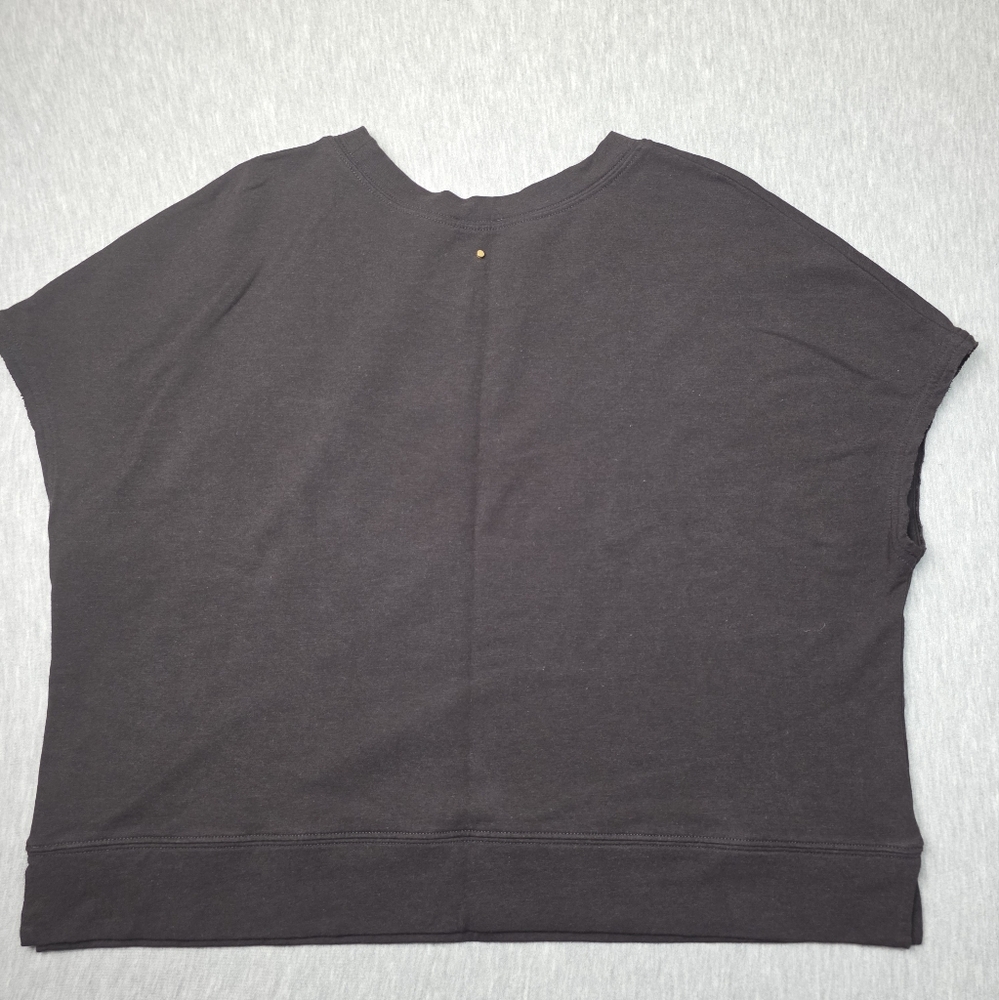 Cuyana Boxy Women's Chocolate Brown Top Sustainable Size Small - Picture 3 of 6